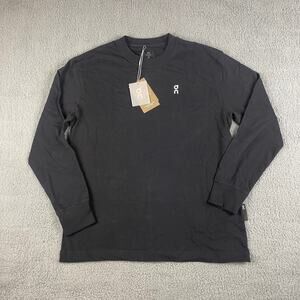 On Running Black Long Sleeve Tee